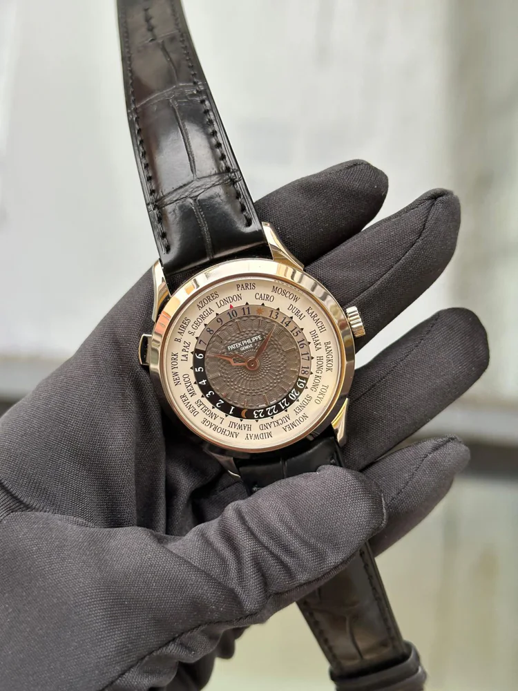 Patek Philippe World Time Complications White Gold Box & Papers